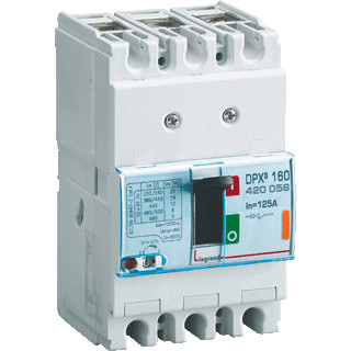 Legrand DPX3 160 thermo magnetisch 4 polig 125a ka-waarde 25ka