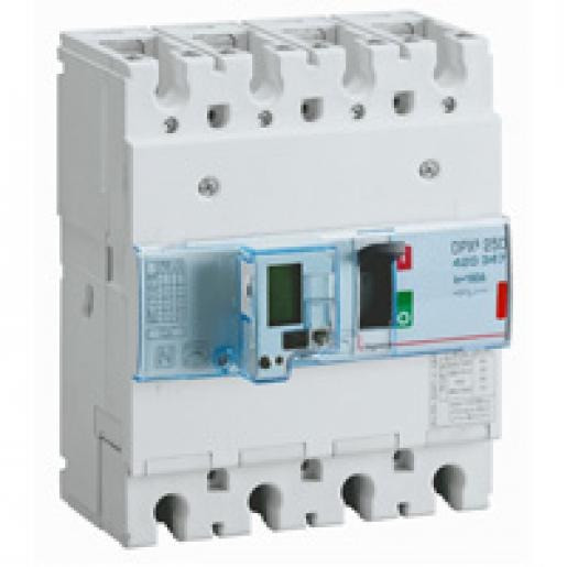 Legrand DPX3 250 electronisch 4 polig 160a ka-waarde 36ka