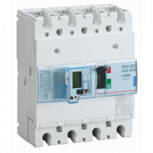 Legrand DPX3 250 electronisch met energiemeter 4 polig 250a ka-waarde 70ka