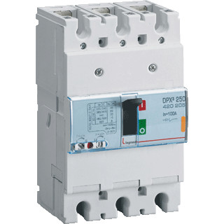 Legrand DPX3 250 thermo magnetisch 3 polig 100a ka-waarde 25ka