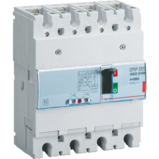 Legrand DPX3 250 thermo magnetisch 4 polig 200a ka-waarde 36ka