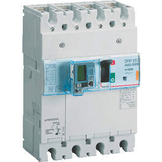 Legrand DPX3 250 thermo magnetisch+aardlek 4 polig 250a ka-waarde 25ka