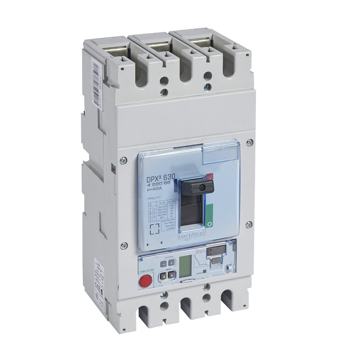 Legrand DPX3630 elekt S2 3P 400a 100ka