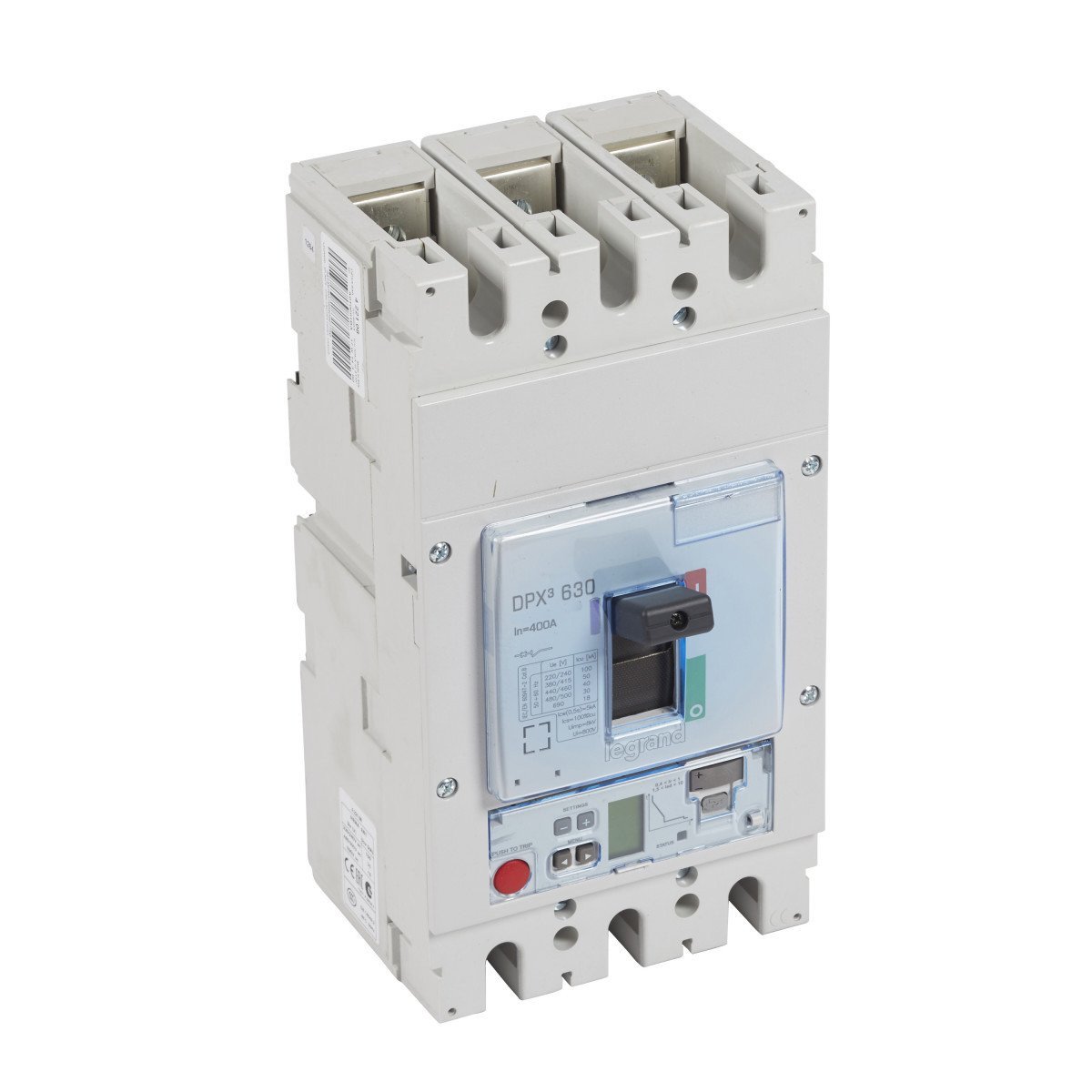 Legrand DPX3630 s2+meten 3P 400a 100ka