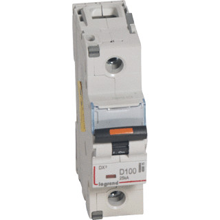 Legrand Lexic installatieautomaat D karakteristiek 100a 1P 1 beveiligd 1,5te