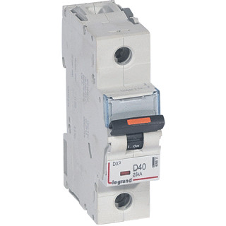 Legrand Lexic installatieautomaat D karakteristiek 40a 1P 1 beveiligd 1,5te
