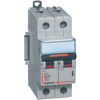 Legrand Lexic installatieautomaat B karakteristiek 20a 2P 2 beveiligd 2te
