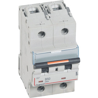 Legrand Lexic installatieautomaat B karakteristiek 50a 2P 2 beveiligd 3te