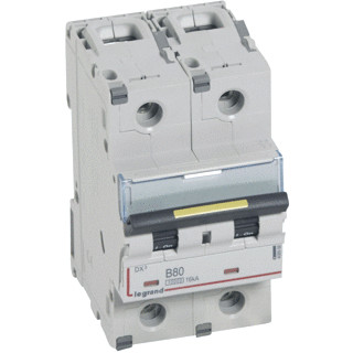 Legrand Lexic installatieautomaat B karakteristiek 80a 2P 2 beveiligd 3te