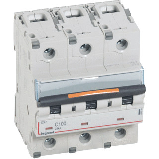 Legrand Lexic installatieautomaat C karakteristiek 100a 3P 3 beveiligd 4,5te