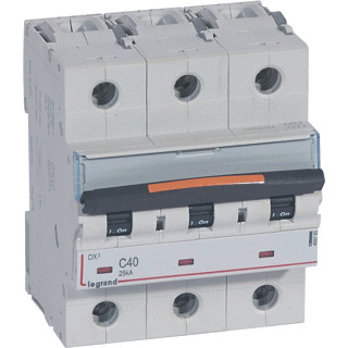 Legrand Lexic installatieautomaat C karakteristiek 40a 3P 3 beveiligd 4,5te