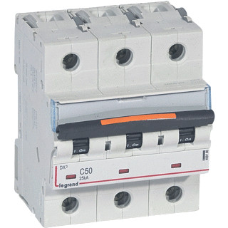 Legrand Lexic installatieautomaat C karakteristiek 50a 3P 3 beveiligd 4,5te