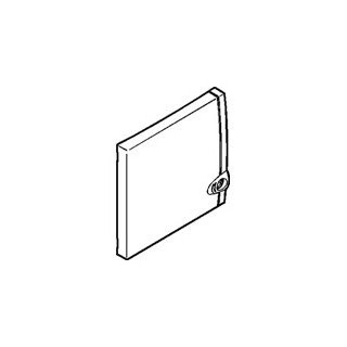 Legrand Ekinoxe deur kast/lessenaar beschermdeur H178MM B187MM D27MM kunststof wit