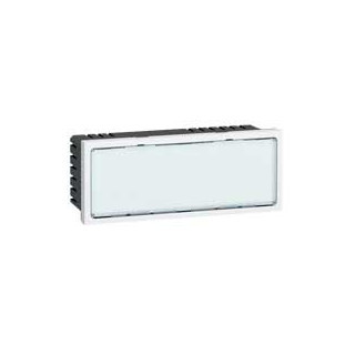 Legrand Etikethouder mosaic led-verlichtbaar 5mod.verlichtingsplaat wit