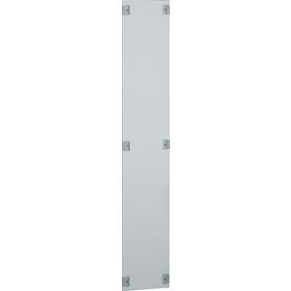 Legrand Frontplaat XL3 400 metaal blind met kwartslag voor aanbouw H1450