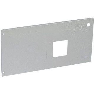 Legrand Frontplaat XL3 metaal hor.voor 1X DPX630 met/zonder alb H300