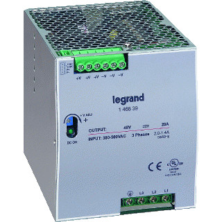 Legrand Geschak.voed.3F 48VDC 960W