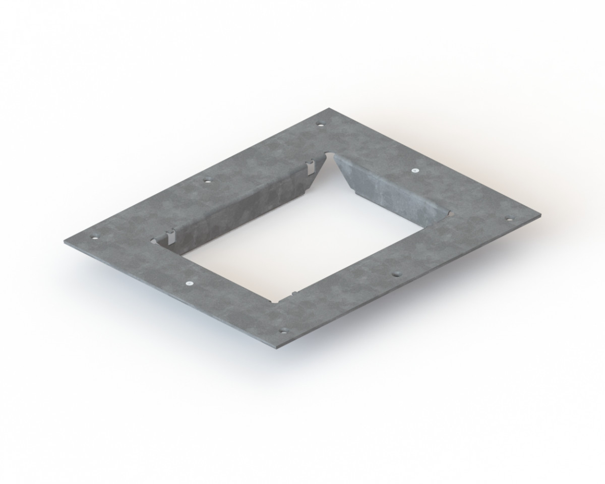 Legrand Vloerdozen Gvo-7 deksel B300 L400MM SDZ - voor ik-4 dekselset 8/12 modules
