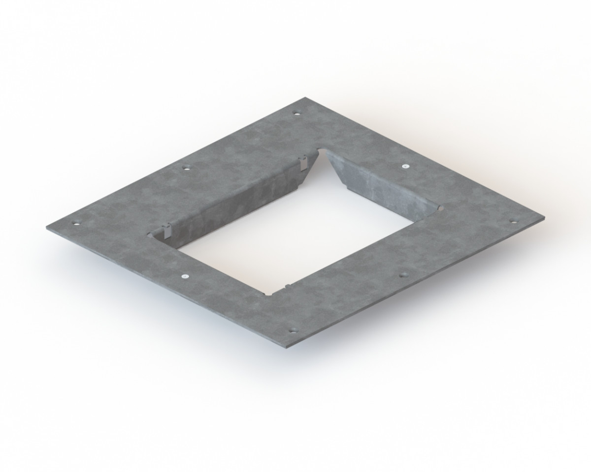 Legrand Vloerdozen Gvo-7 deksel B350 L400MM SDZ - voor ik-4 dekselset 8/12 modules