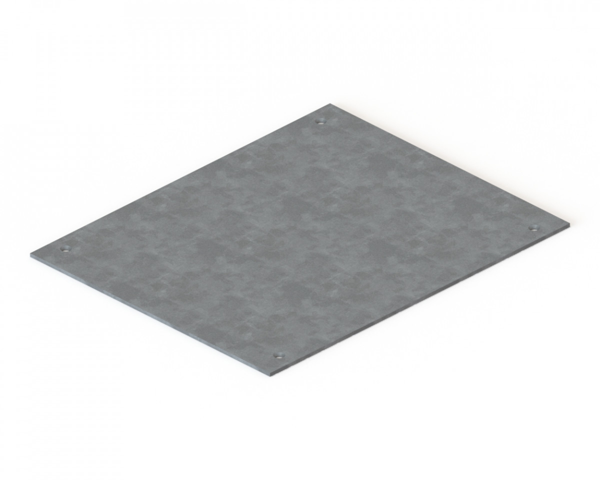 Legrand Vloerdozen Gvo-7 deksel blind B300 L400MM sendzimir