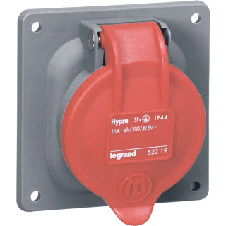 Legrand Half-inb.WCD 400V 32a 3p+a hypra ip44-kunststof