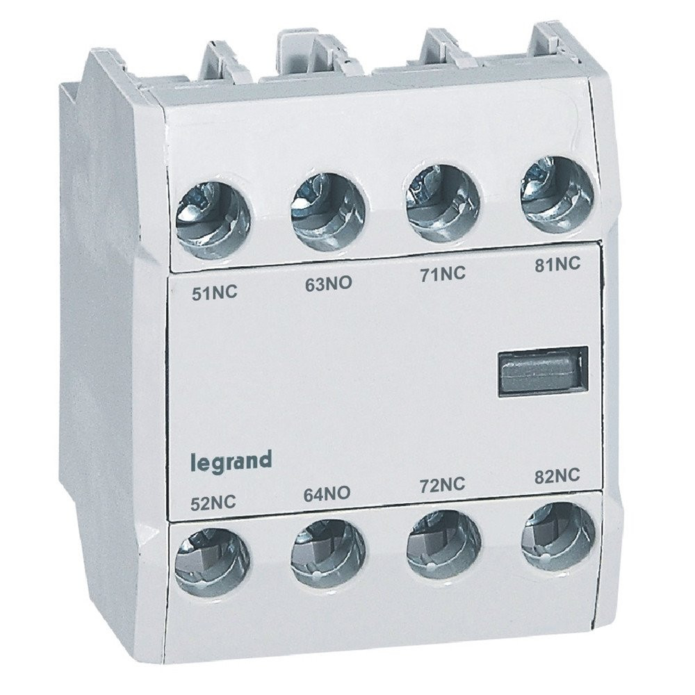 Legrand Hulpcontact CTX3 2/4P-16a-voorzijde VR CTX3 22/40/65/100/150-1no+3nc