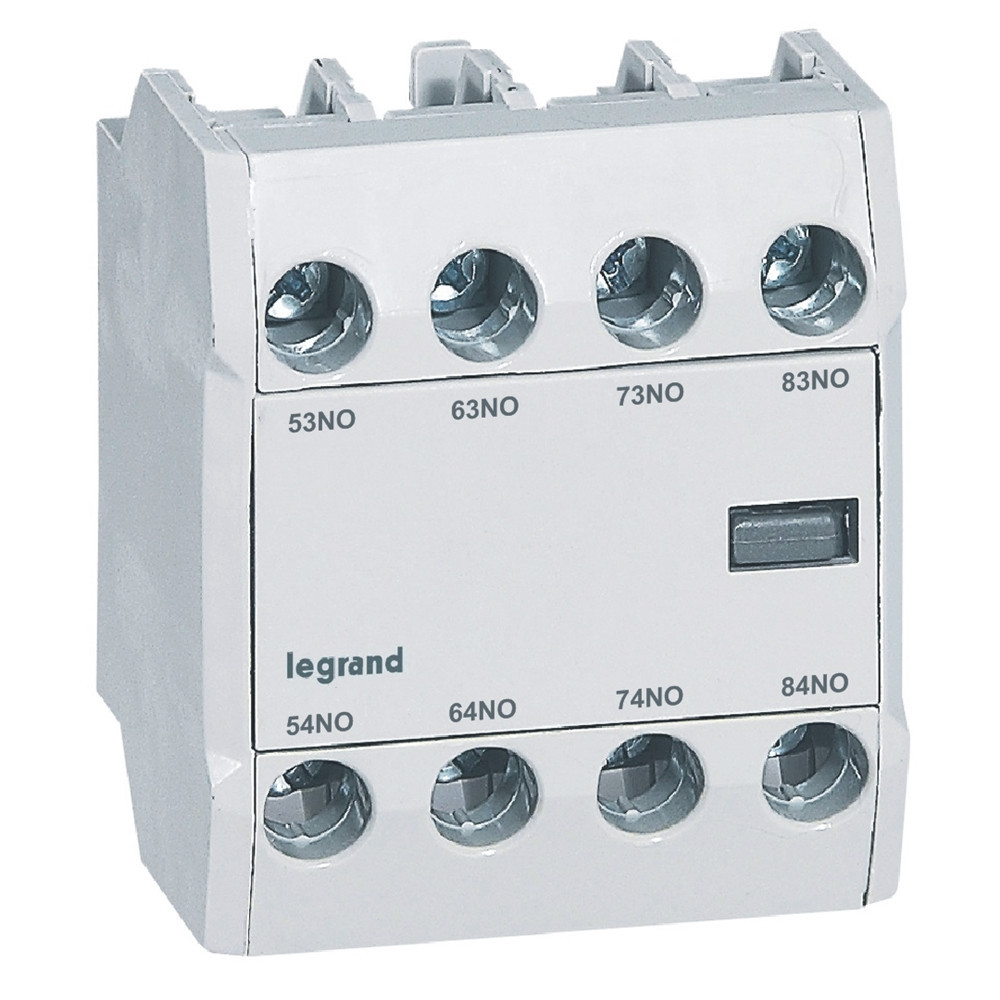 Legrand Hulpcontact CTX3 2/4P-16a-voorzijde VR CTX3 22/40/65/100/150-4no