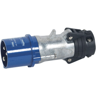 Legrand Rechte stekker 230V 16a 2p+a hypra ip44-metaal