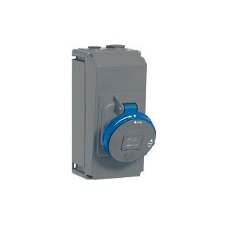 Legrand Wandcontactdoos 230V 63a 3p+a hypra-ip 66/67-55