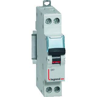 Legrand Lexic installatieautomaat B karakteristiek 40a 2P 1 beveiligd incl nul 1te