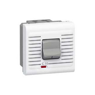Legrand Installatieautomaat mosaic 1P+N 230V 10a 2mod.wit