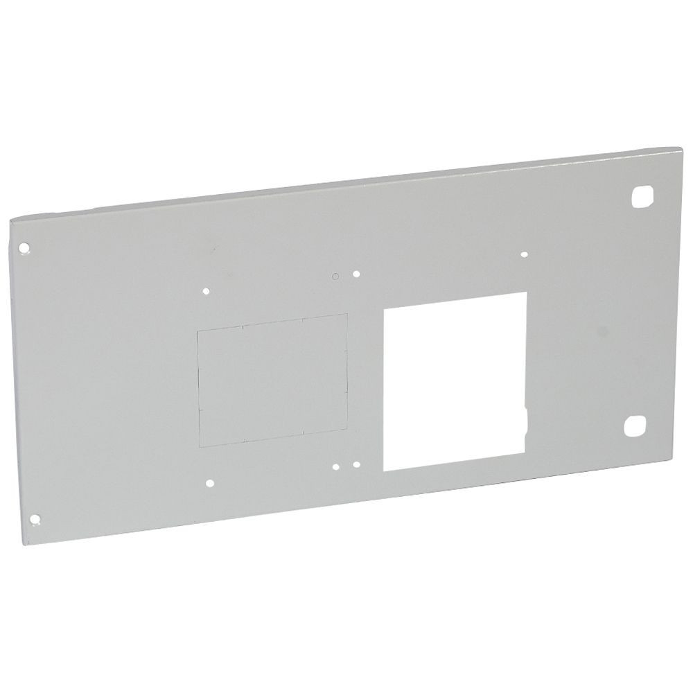 Legrand Installatiekasten Frontplaat XL3 metaal hor. voor1x DPX630 met/zonder draaibed. H300