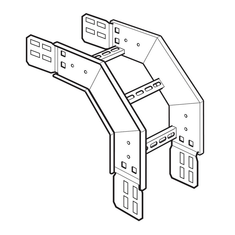 Legrand Kabelladder Vervalstuk THVZ B300 H150