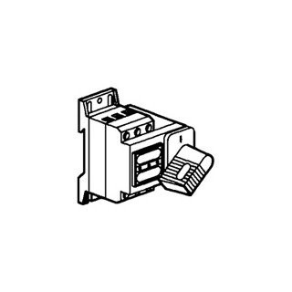 Legrand Componenten Lastscheider Vistop 32a 3P frontbediening hendel zwart