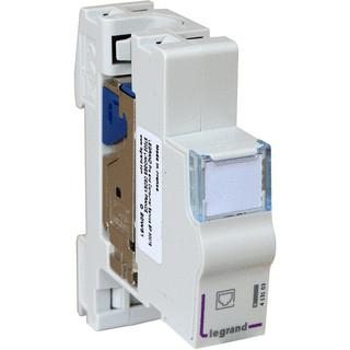Legrand LCS3 CAT6 STP DINRL 1MOD