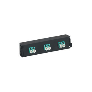 Legrand LCS3 Fiber LCS3 LC duplex module voor 6 vezels MM aqua