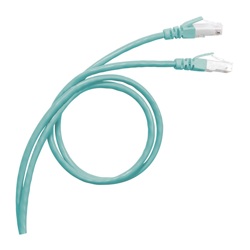 Legrand LCS3 Copper RJ45 Patchkabel 4pair 26awg cat8 S/FTP lsoh aqua 3 meter