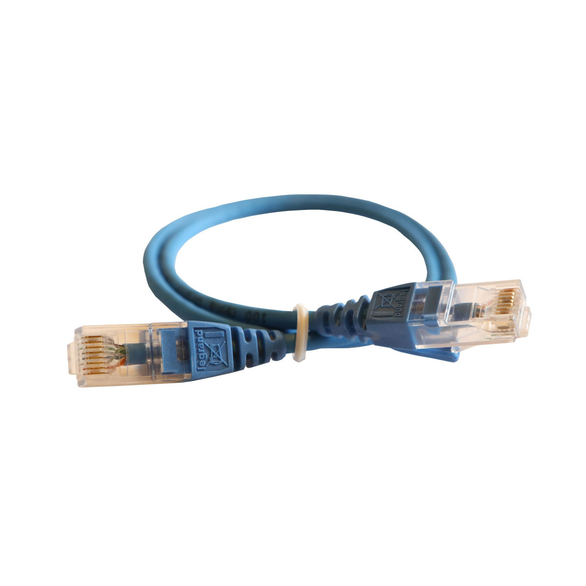 Legrand LCS3 Copper RJ45 Patchkabel 4pair high dens. 28awg cat6 U/utp lsoh blauw 0,5M