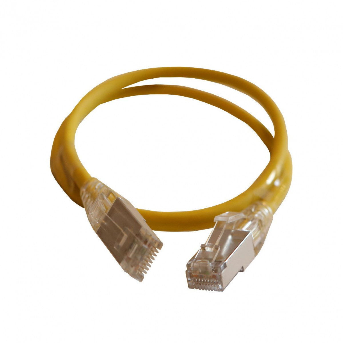 Legrand LCS3 Copper RJ45 Patchkabel 4pair high dens. 28awg cat6a S/FTP lsoh geel 0,5M