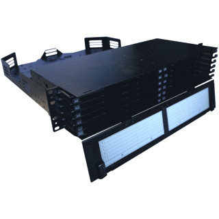 Legrand LCS3 ultra HD glasvezelpan 2he uhd MTP cassett incl kabelman achter