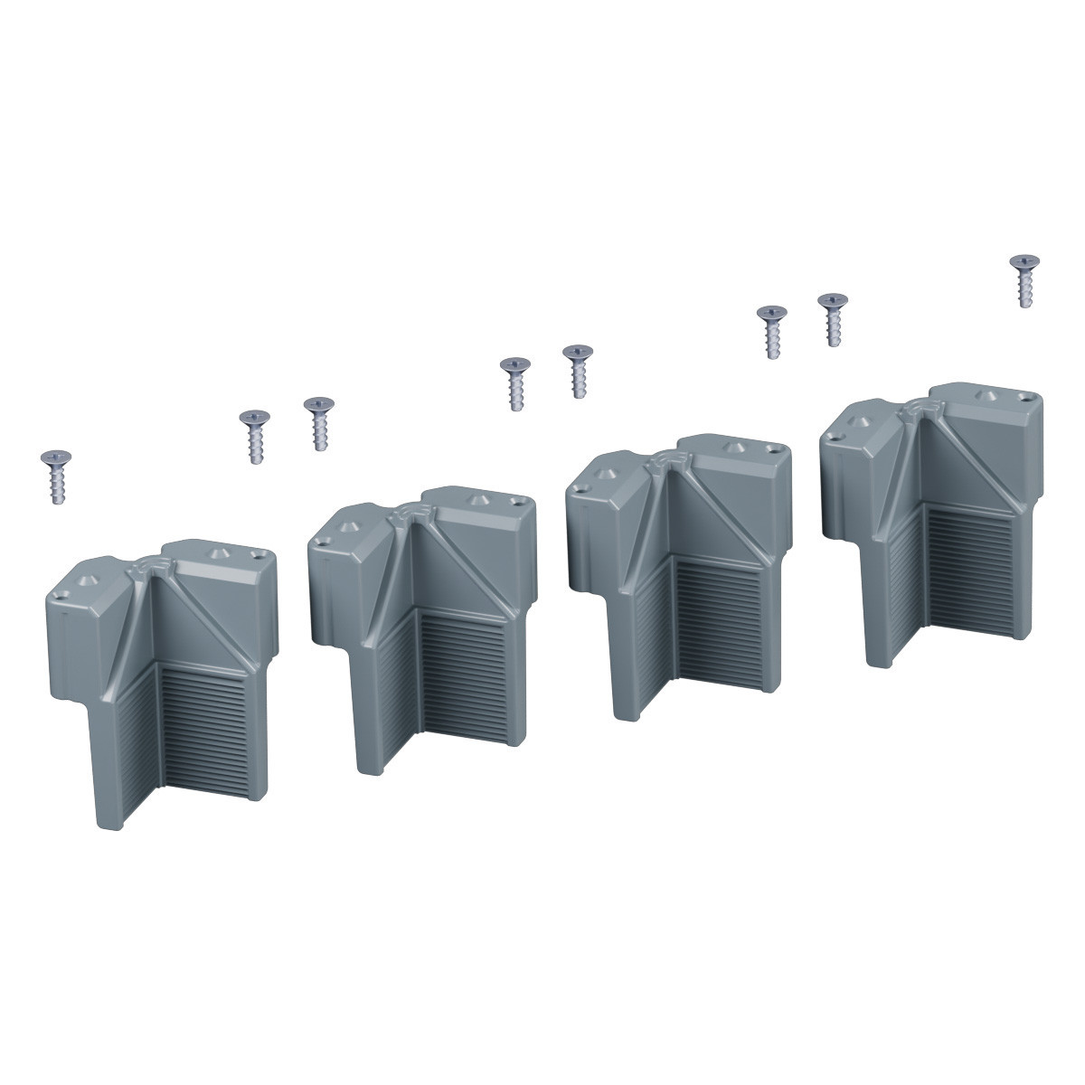 Legrand Legrand Ik-4 bevestigingsklemmen 4 stuks direct vastklemmen op vloerafwerking