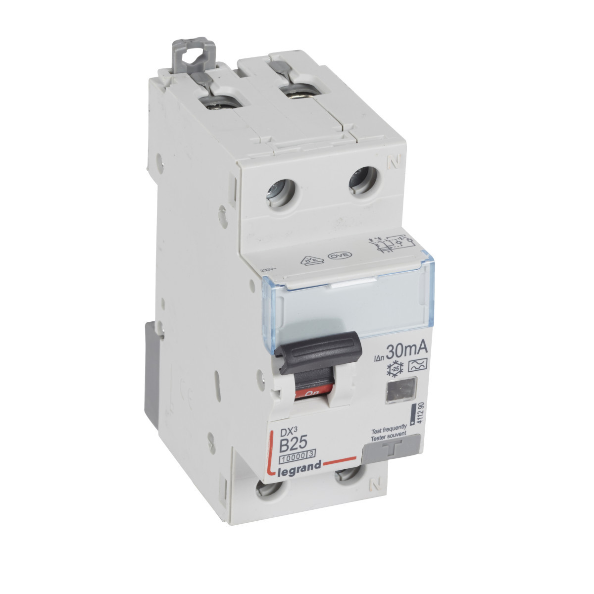 Aardlekautomaat DX³ 1P+N b25a 10ka 30ma, kortsluitverm iec60947-2-10ka