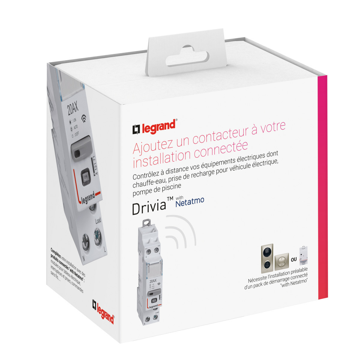 Legrand Componenten Geconnecteerde Magneetschakelaar1no - 230V - 20a multifunctie - breedt