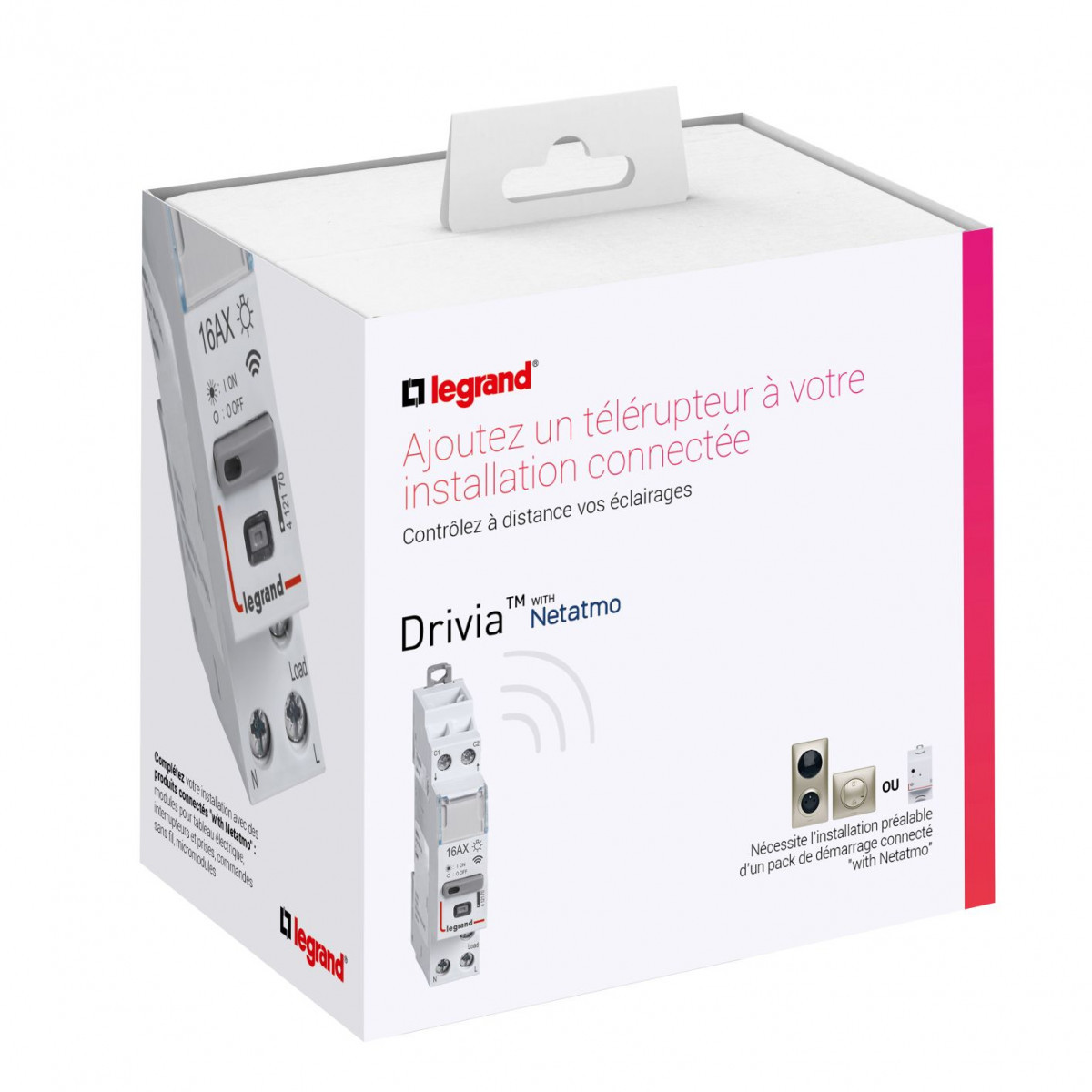 Legrand Componenten Geconnecteerde Impulsrelais 1no - 230V - 16a geluidsarm - breedte 1 mo