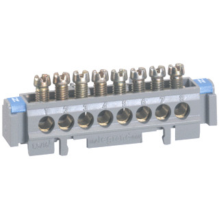 Legrand Verdelerstrook voor rail 8gats