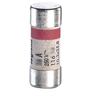 Legrand Zekering 10a 230vac10.3x25.8MM GG zonder indicator