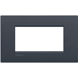 Bticino Livinglight afdekraam 1V horizontaal antraciet ip20