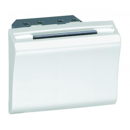 Legrand Mosaic badgeschakelaar wit