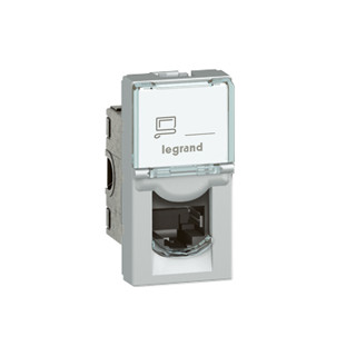 Legrand Mosaic cat6a utp RJ45 1mod alu