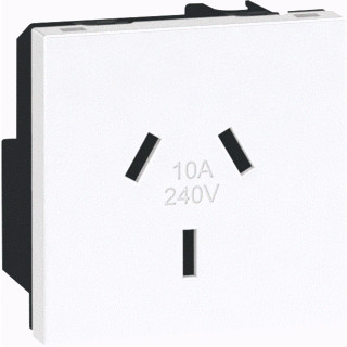 Legrand Mosaic wandcontactdoos moduledrager australische standaard as/NZS 3112 1V KV overig